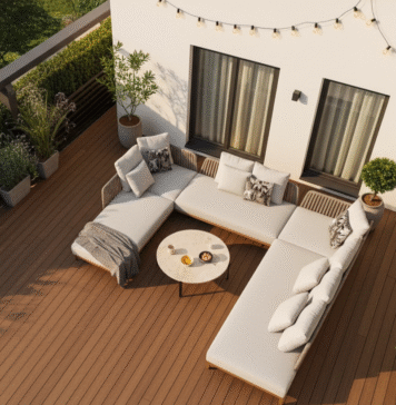 La terrasse UltraProtect® : la beauté du bois, le confort du composite