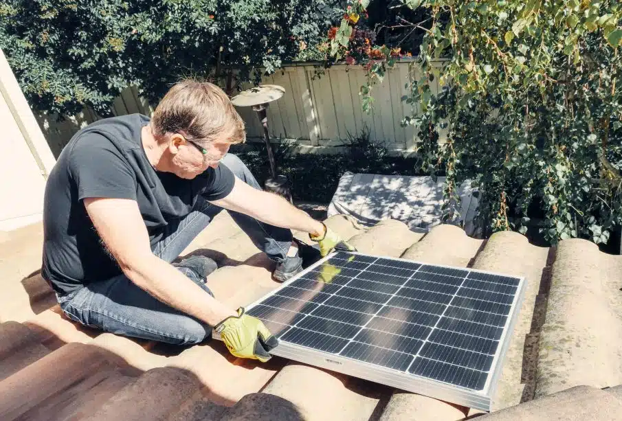 installation de panneaux photovoltaïques