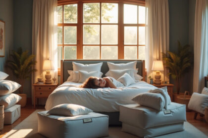 Matelas en soldes avec mousse à mémoire pour un meilleur sommeil