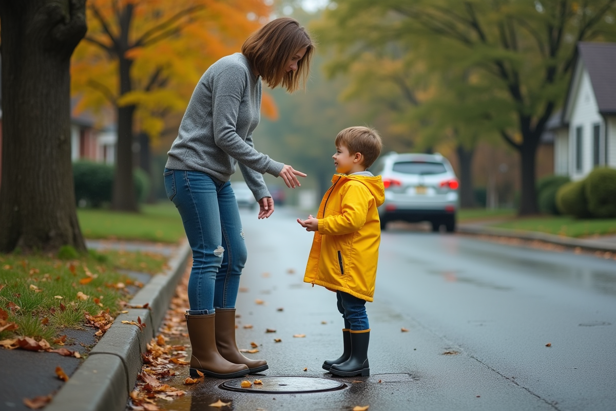 Fille montrant un regard curieux sur une bouche d