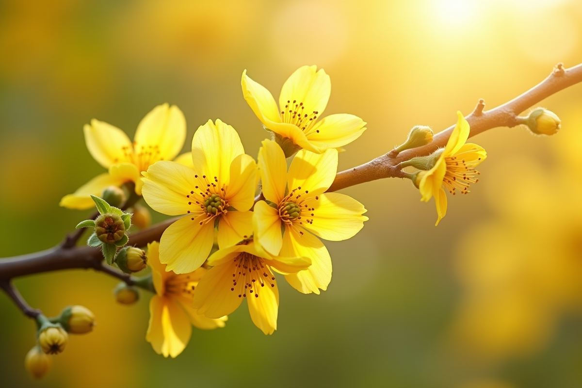 arbre jaune