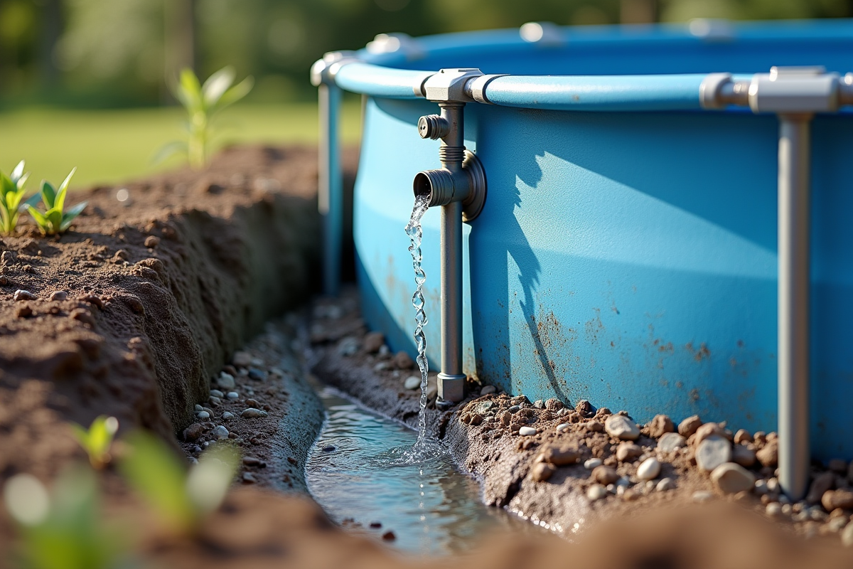 drainage piscine