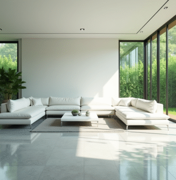 Illuminer son intérieur grâce à un plancher en verre moderne