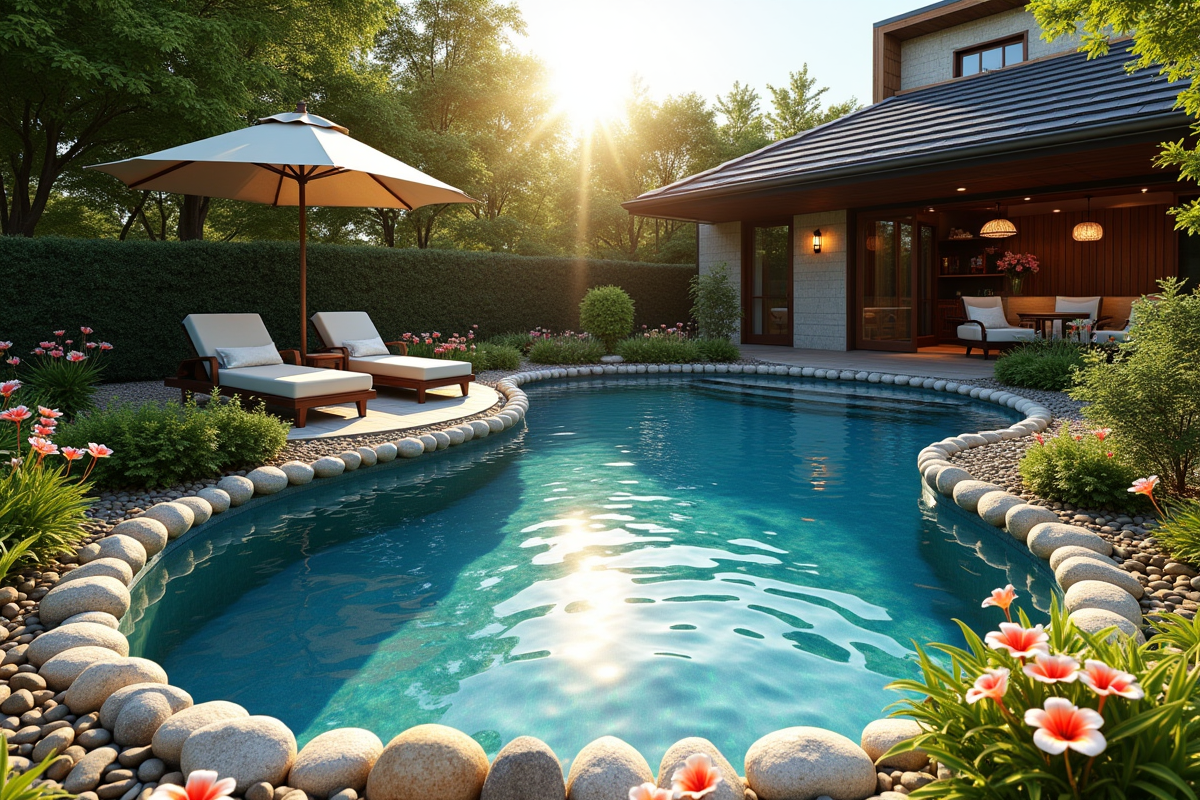 galets piscine