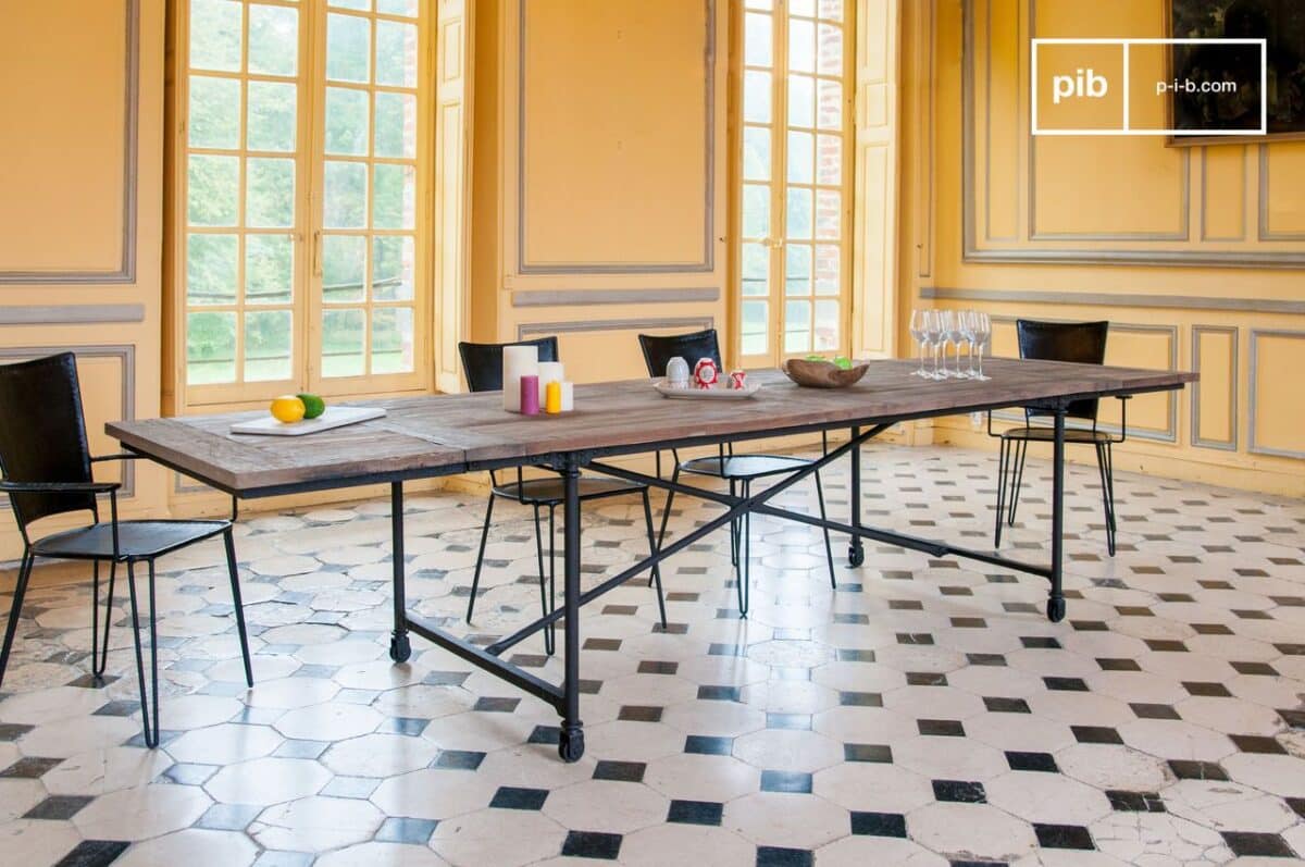 table industrielle