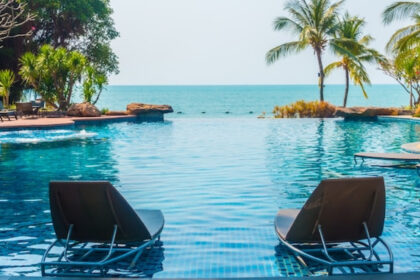 Piscine lagon à débordement : l’alliance du luxe et de la détente pour un extérieur d’exception