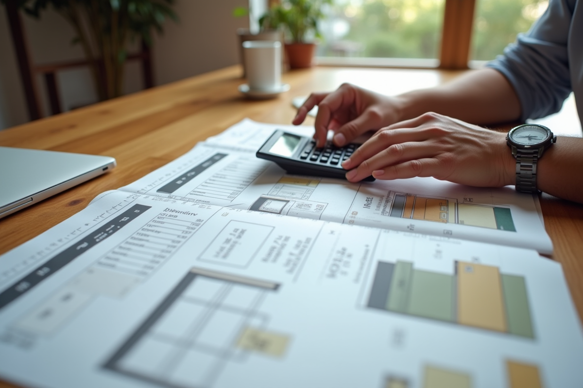 Planification du budget de renovation de cuisine avec calculatrice