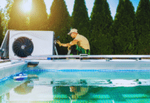 installation d'une pompe de piscine