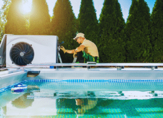 installation d'une pompe de piscine